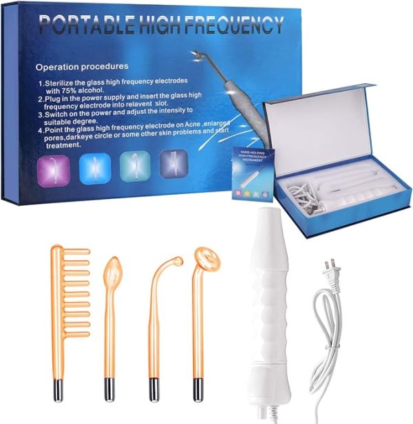 mysweety portable facial wand for high frequency treatment