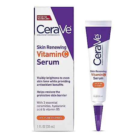 cerave vit c serum for high frequency wand